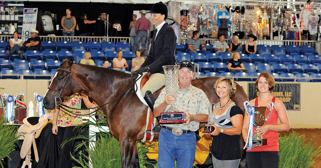 NSBA World Championship Show, June Warren Memorial trophy, Nancy Sue Ryan
